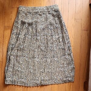 J. Crew Animal Print A-Line Skirt- Women's Size 2